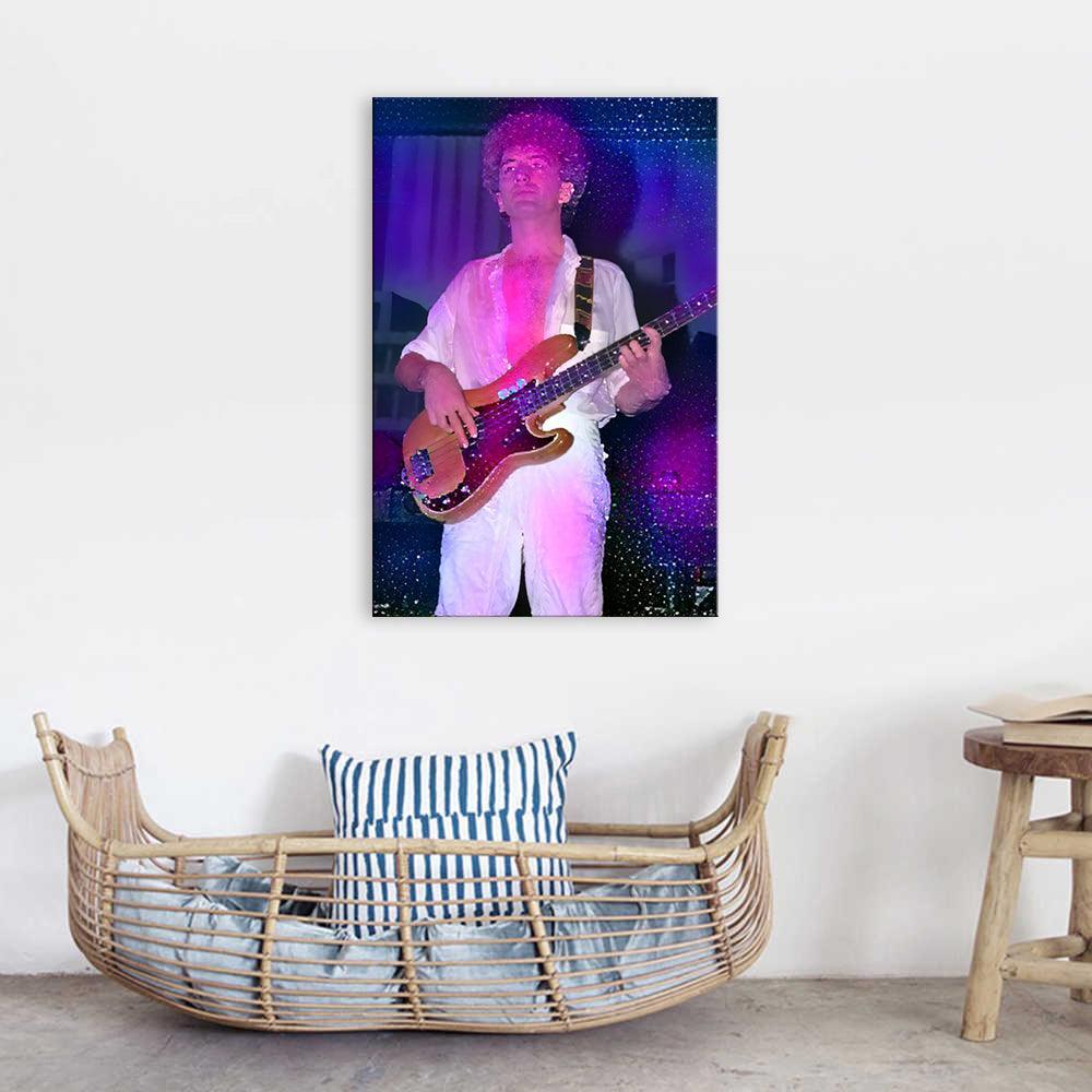 Guitar Concert Queen 1 Piece HD Multi Panel Canvas Wall Art-Original Frame