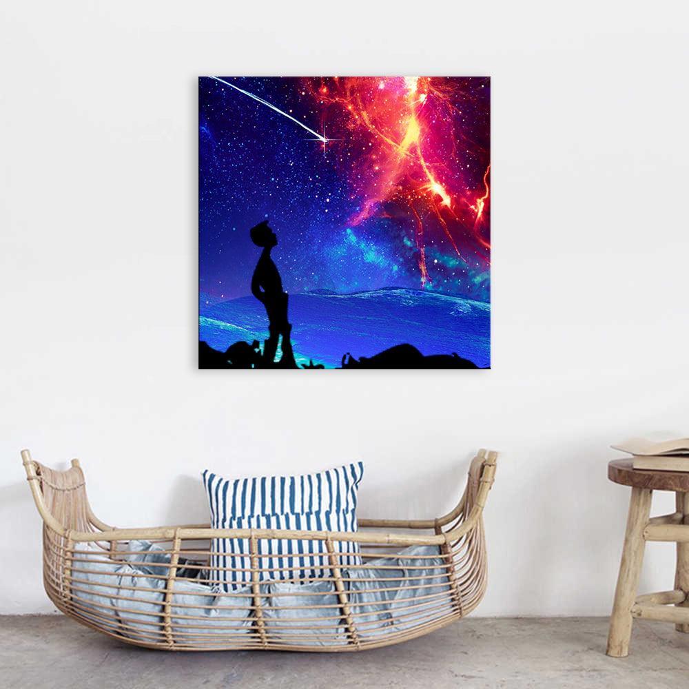 Constellation 1 Piece HD Multi Panel Canvas Wall Art Frame-Original Frame