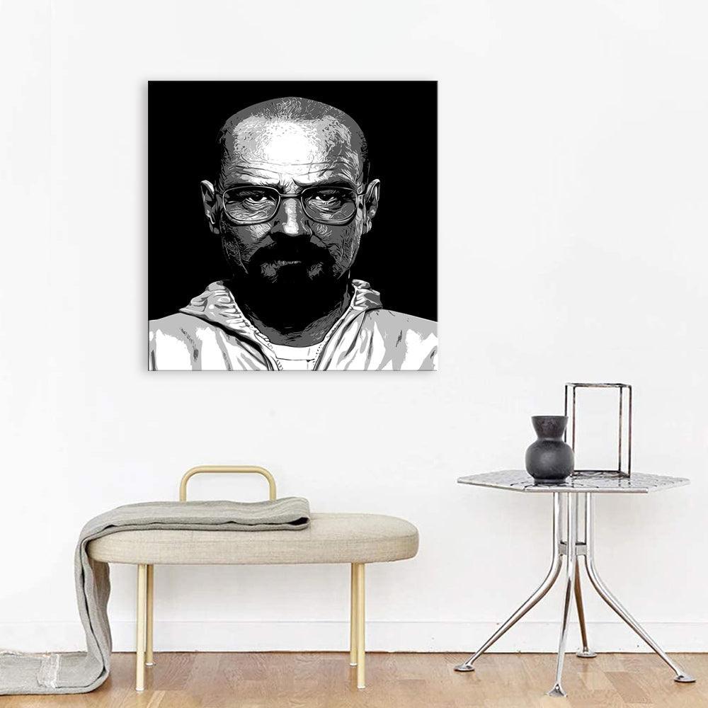 Walter White 1 Piece HD Multi Panel Canvas Wall Art Frame-Original Frame