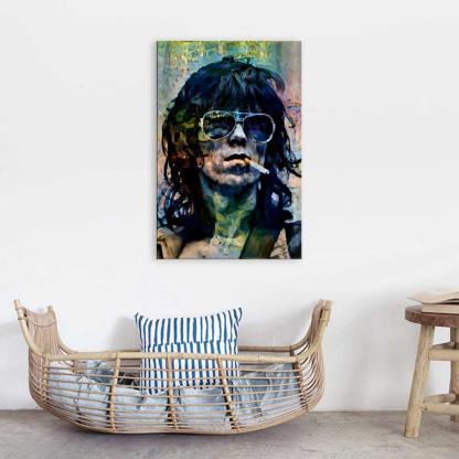 The Smoker 1 Piece HD Multi Panel Canvas Wall Art Frame-Original Frame