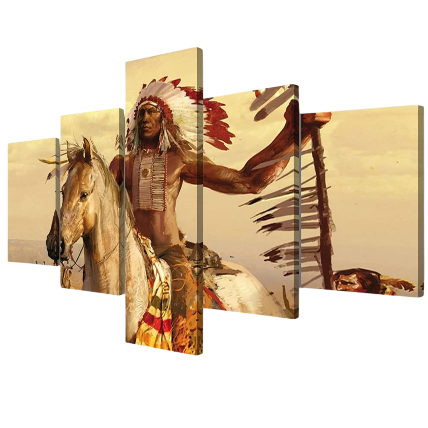 5 Piece Canvas Wall Art For Home And Office Decor