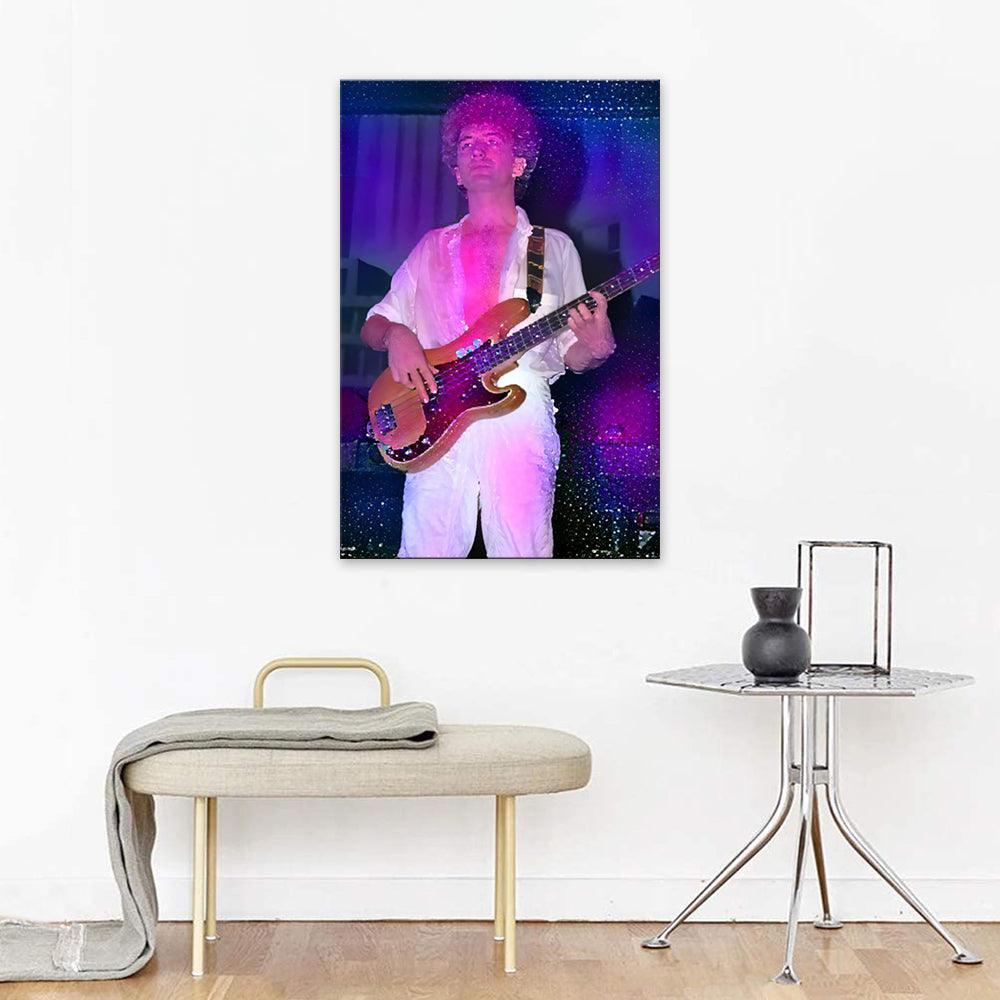 Guitar Concert Queen 1 Piece HD Multi Panel Canvas Wall Art-Original Frame