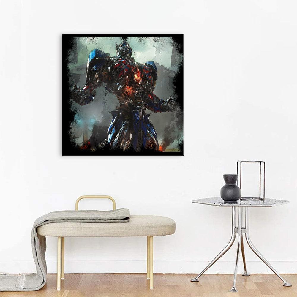 Optimus Prime Transformers 1 Piece HD Multi Panel Canvas Wall Art Frame-Original Frame