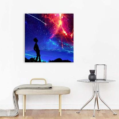 Constellation 1 Piece HD Multi Panel Canvas Wall Art Frame-Original Frame