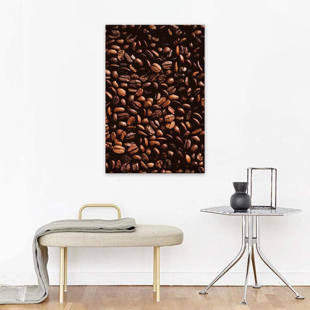 The Abstract Coffee Beans 1 Piece HD Multi Panel Canvas Wall Art Frame-Original Frame