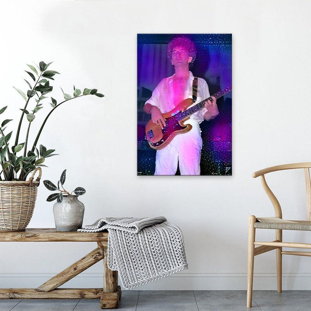 Guitar Concert Queen 1 Piece HD Multi Panel Canvas Wall Art-Original Frame
