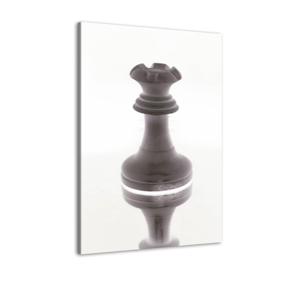 The Chess White Portrait 1 Piece HD Multi Panel Canvas Wall Art Frame-Original Frame