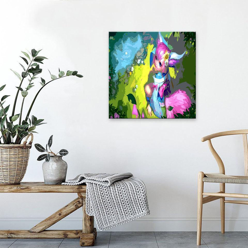 The Fairy Tales Character 1 Piece HD Multi Panel Canvas Wall Art Frame-Original Frame