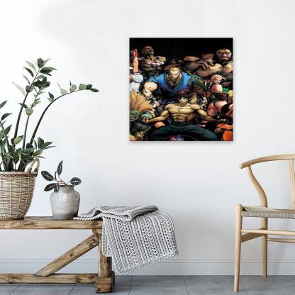 Cartoon Collage 1 Piece HD Multi Panel Canvas Wall Art Frame-Original Frame