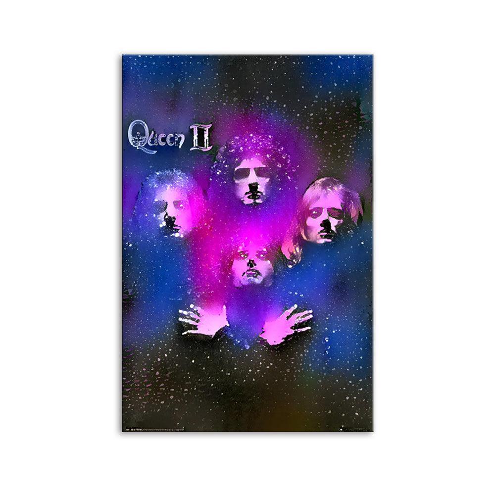 Queen The Band 1 Piece HD Multi Panel Canvas Wall Art Frame-Original Frame