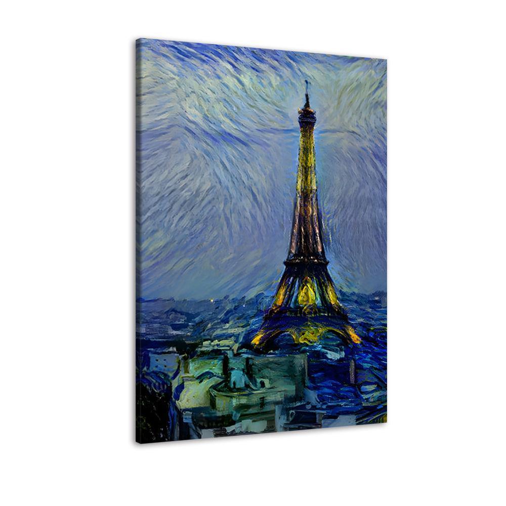 Abstract Paris 1 Piece HD Multi Panel Canvas Wall Art Frame-Original Frame