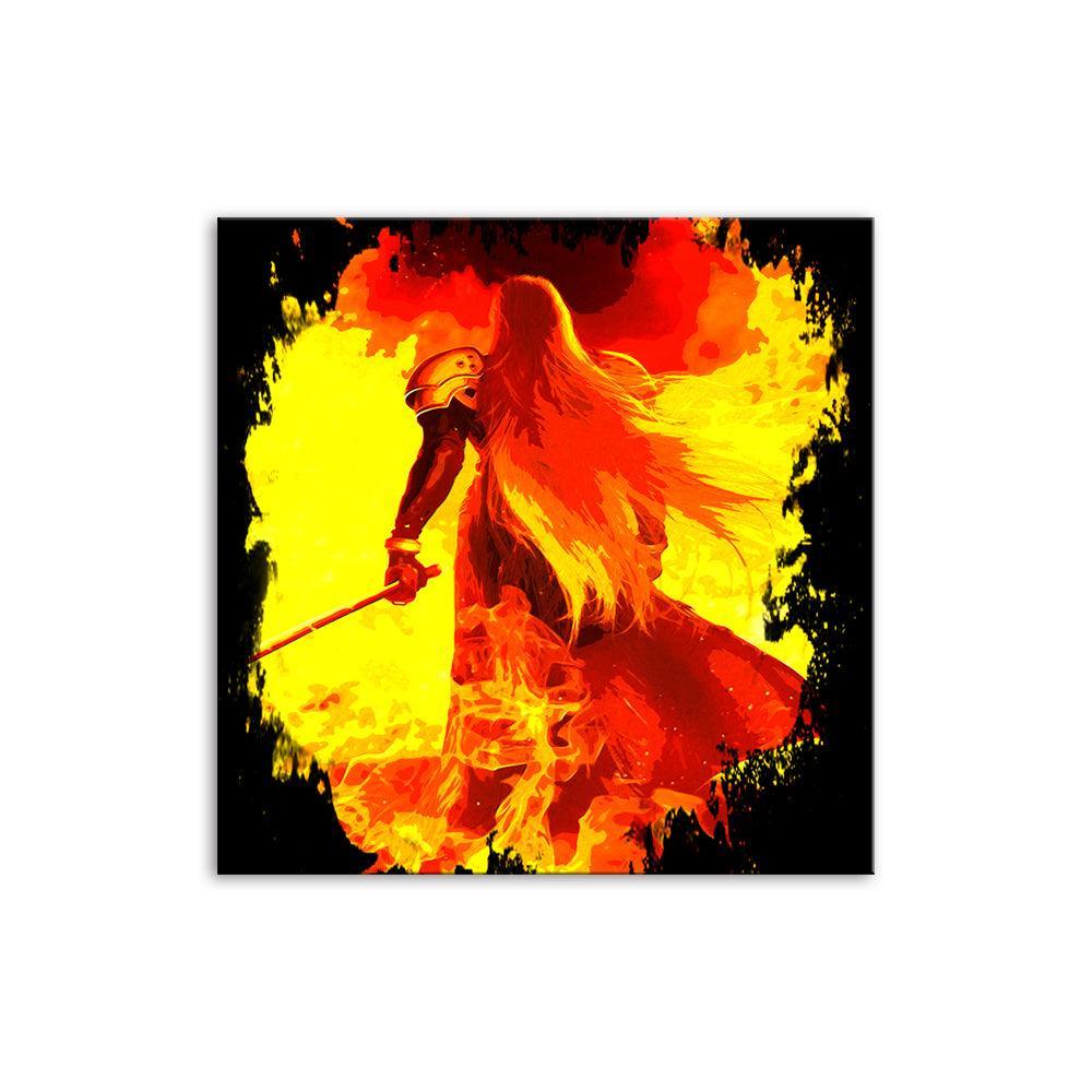 The Red Empress 1 Piece HD Multi Panel Canvas Wall Art Frame-Original Frame