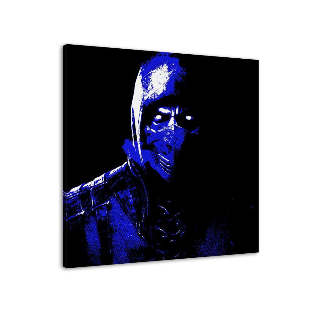Black & Blue 1 Piece HD Multi Panel Canvas Wall Art Frame-Original Frame