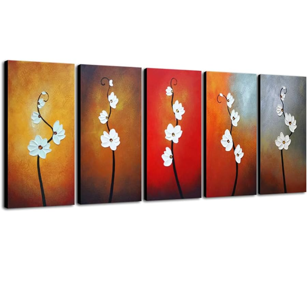 [Copy]Full Moon Ocean Canvas Art 5 Piece Wall Decor