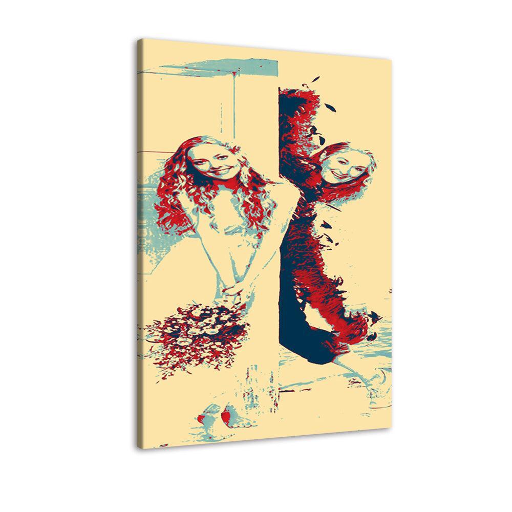 Sophie And Donna Mamma Mia 1 Piece HD Multi Panel Canvas Wall Art Frame-Original Frame