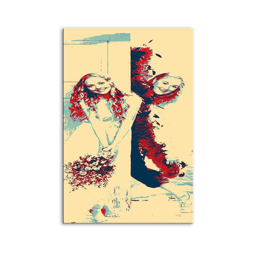 Sophie And Donna Mamma Mia 1 Piece HD Multi Panel Canvas Wall Art Frame-Original Frame