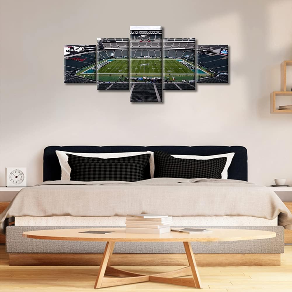 5 Pieces Lincoln Field Stadium Canvas Wall Art For Home Decor