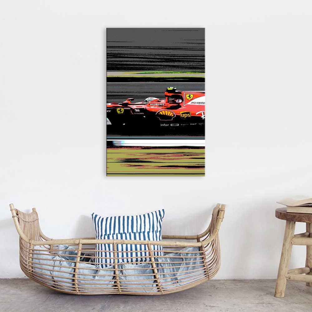 The Race 1 Piece HD Multi Panel Canvas Wall Art Frame-Original Frame