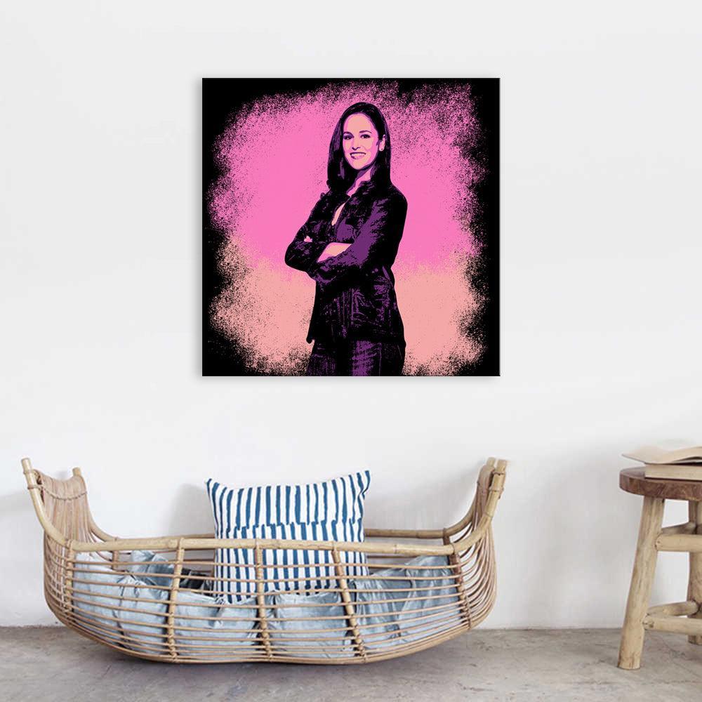 Amy Santiago 1 Piece HD Multi Panel Canvas Wall Art Frame-Original Frame