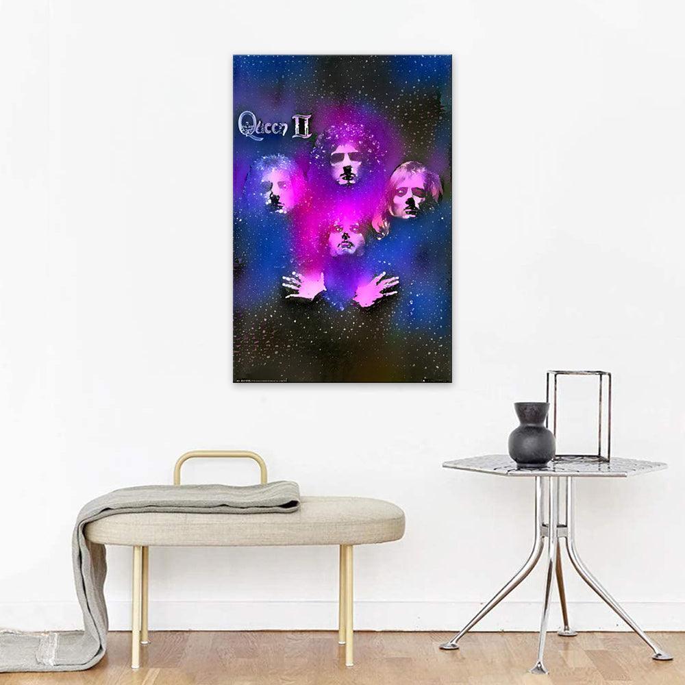 Queen The Band 1 Piece HD Multi Panel Canvas Wall Art Frame-Original Frame