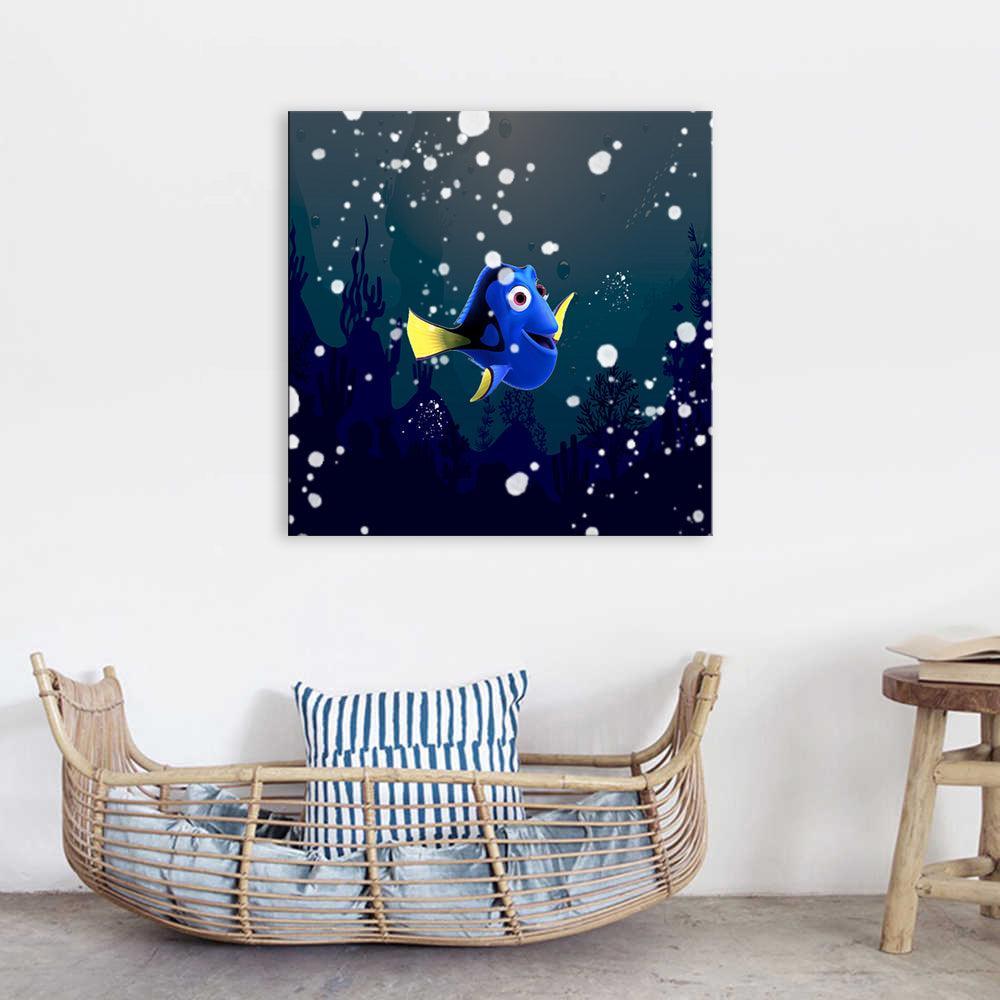 Dory Finding Nemo 1 Piece HD Multi Panel Canvas Wall Art Frame-Original Frame