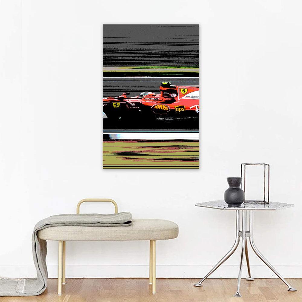 The Race 1 Piece HD Multi Panel Canvas Wall Art Frame-Original Frame