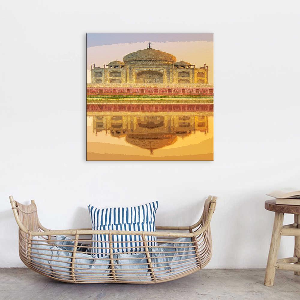 Abstract Landscape 1 Piece HD Multi Panel Canvas Wall Art Frame-Original Frame