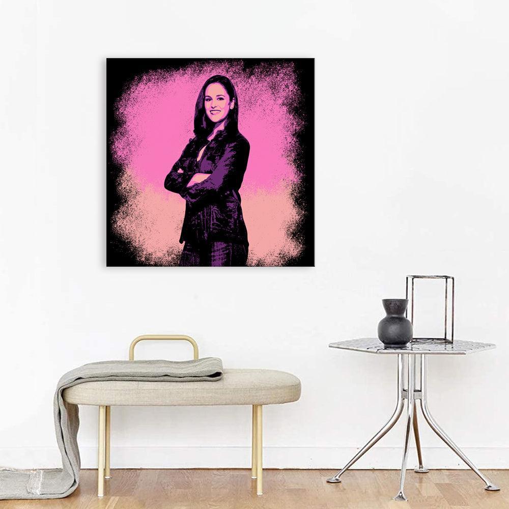 Amy Santiago 1 Piece HD Multi Panel Canvas Wall Art Frame-Original Frame