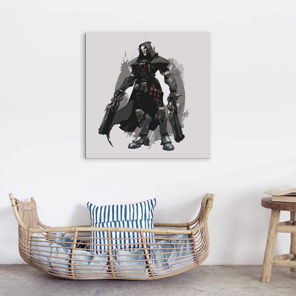 The Deadly Warrior 1 Piece HD Multi Panel Canvas Wall Art Frame-Original Frame