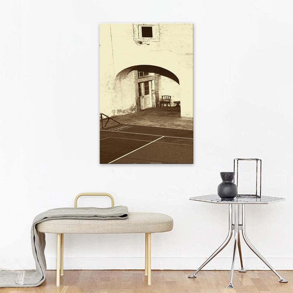 The Vintage Chair 1 Piece HD Multi Panel Canvas Wall Art Frame-Original Frame