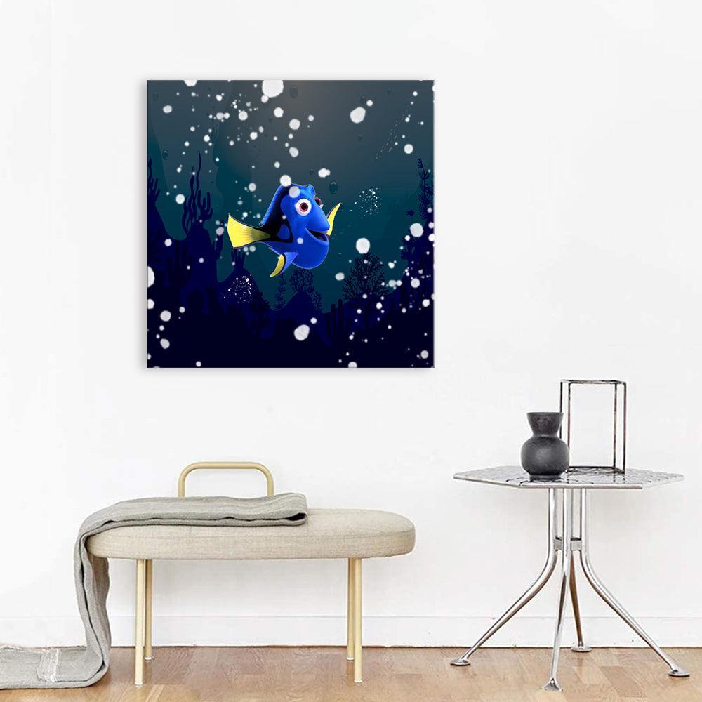 Dory Finding Nemo 1 Piece HD Multi Panel Canvas Wall Art Frame-Original Frame