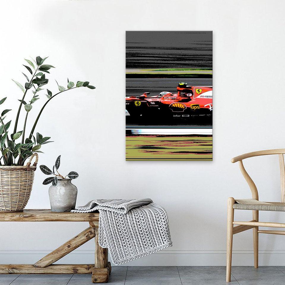 The Race 1 Piece HD Multi Panel Canvas Wall Art Frame-Original Frame