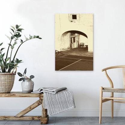 The Vintage Chair 1 Piece HD Multi Panel Canvas Wall Art Frame-Original Frame