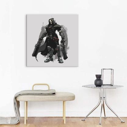 The Deadly Warrior 1 Piece HD Multi Panel Canvas Wall Art Frame-Original Frame