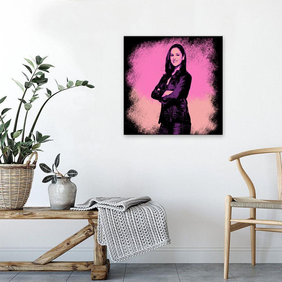 Amy Santiago 1 Piece HD Multi Panel Canvas Wall Art Frame-Original Frame