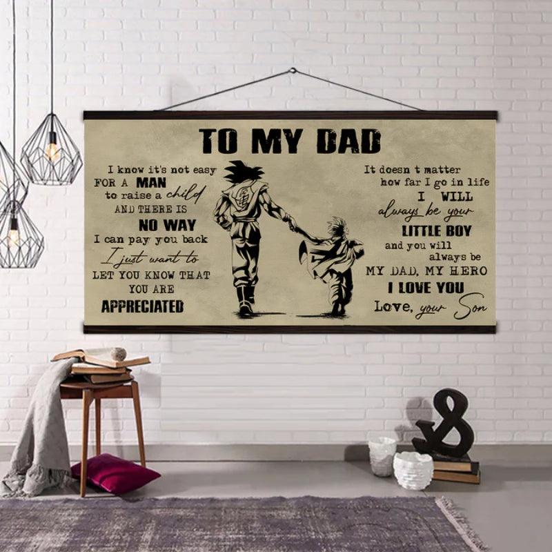Father and Son Canvas Print