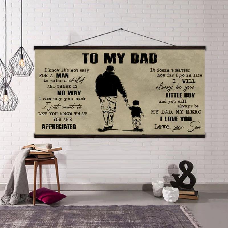 Father and Son Canvas Print