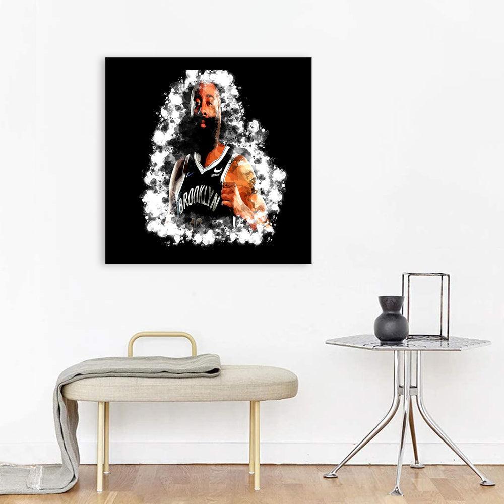James Harden 1 Piece HD Multi Panel Canvas Wall Art Frame-Original Frame
