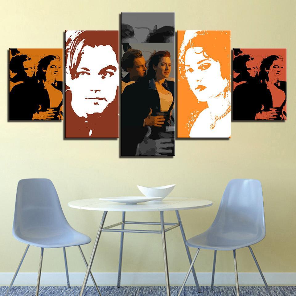 The Titanic 5 Piece HD Multi Panel Canvas Wall Art Frame-Original Frame