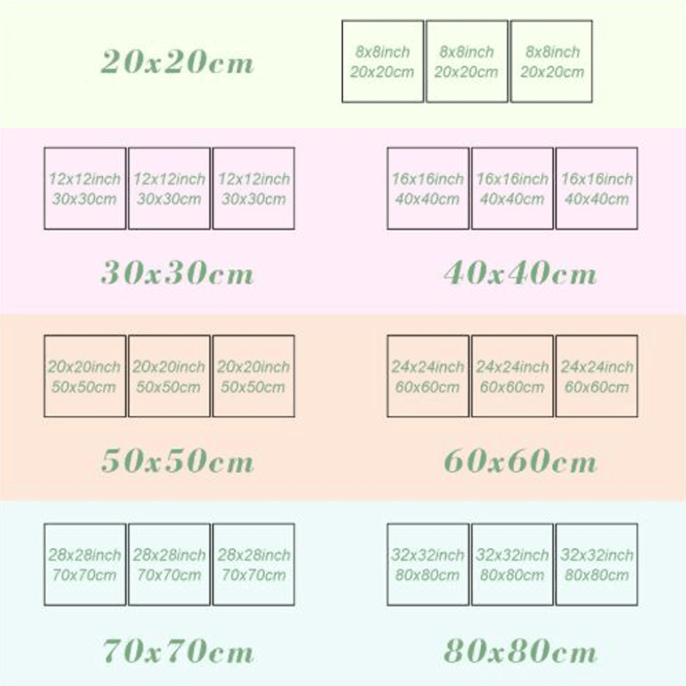 Lily Flowers 3 Piece HD Multi Panel Canvas Wall Art Frame-Original Frame