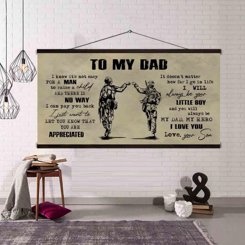 Father and Son Canvas Print