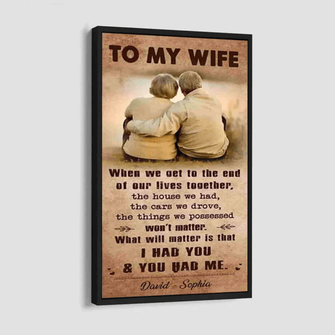 Personalized Anniversary Canvas Print