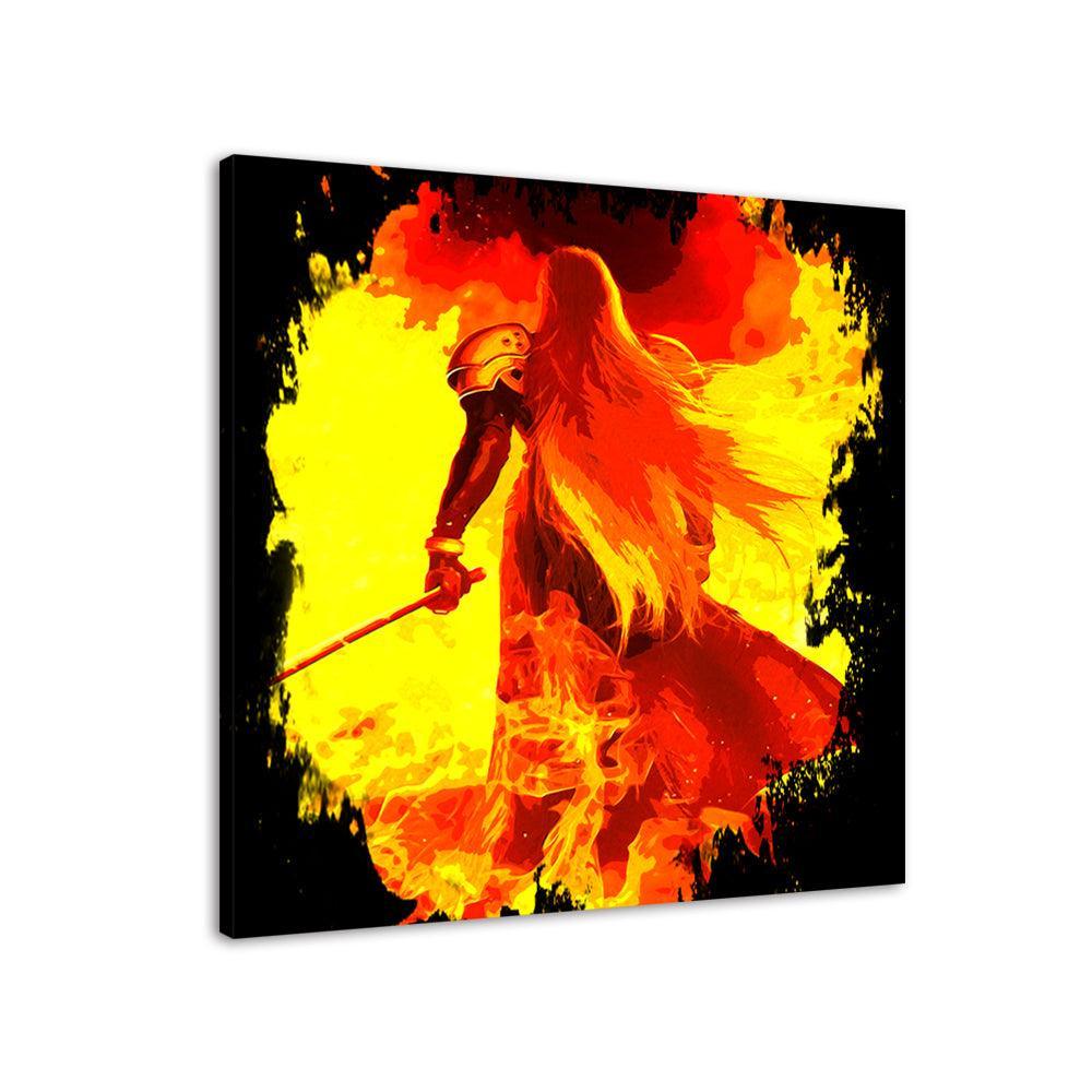 The Red Empress 1 Piece HD Multi Panel Canvas Wall Art Frame-Original Frame