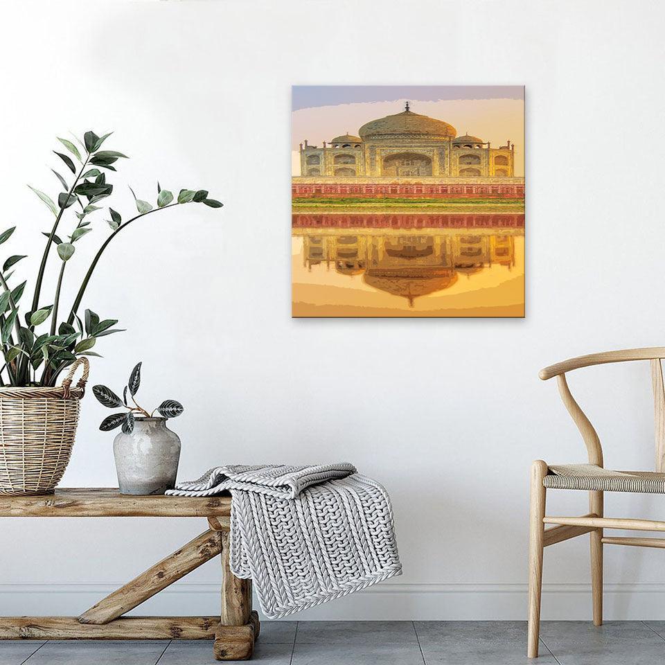 Abstract Landscape 1 Piece HD Multi Panel Canvas Wall Art Frame-Original Frame