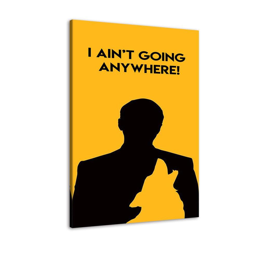 Quote From The Wolf Of Wall Street 1 Piece HD Multi Panel Canvas Wall Art-Original Frame