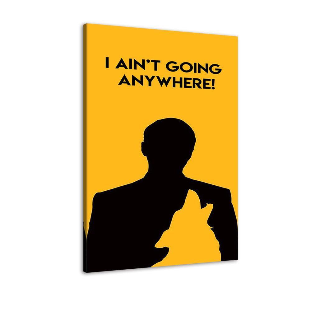 Quote From The Wolf Of Wall Street 1 Piece HD Multi Panel Canvas Wall Art-Original Frame
