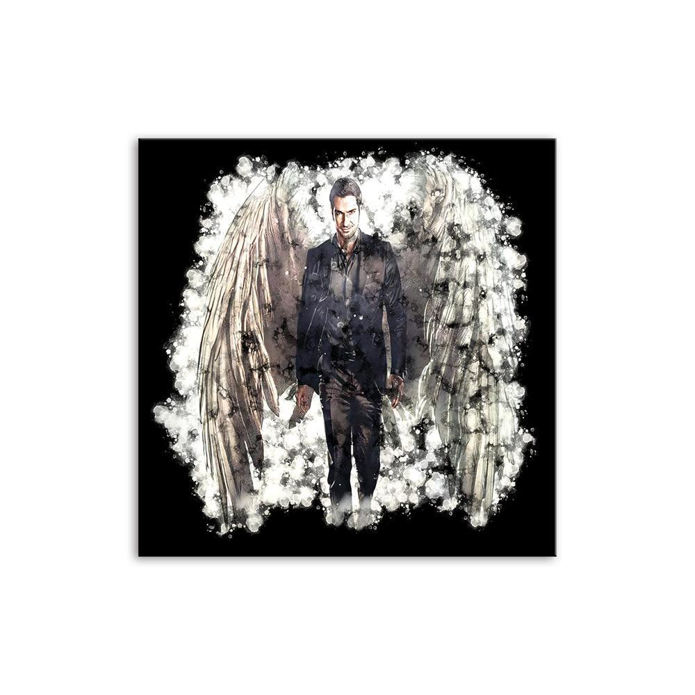 Lucifer 1 Piece HD Multi Panel Canvas Wall Art Frame-Original Frame