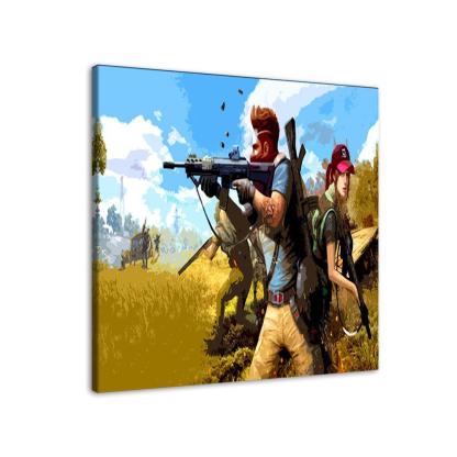 The Abstract Sniper 1 Piece HD Multi Panel Canvas Wall Art Frame-Original Frame