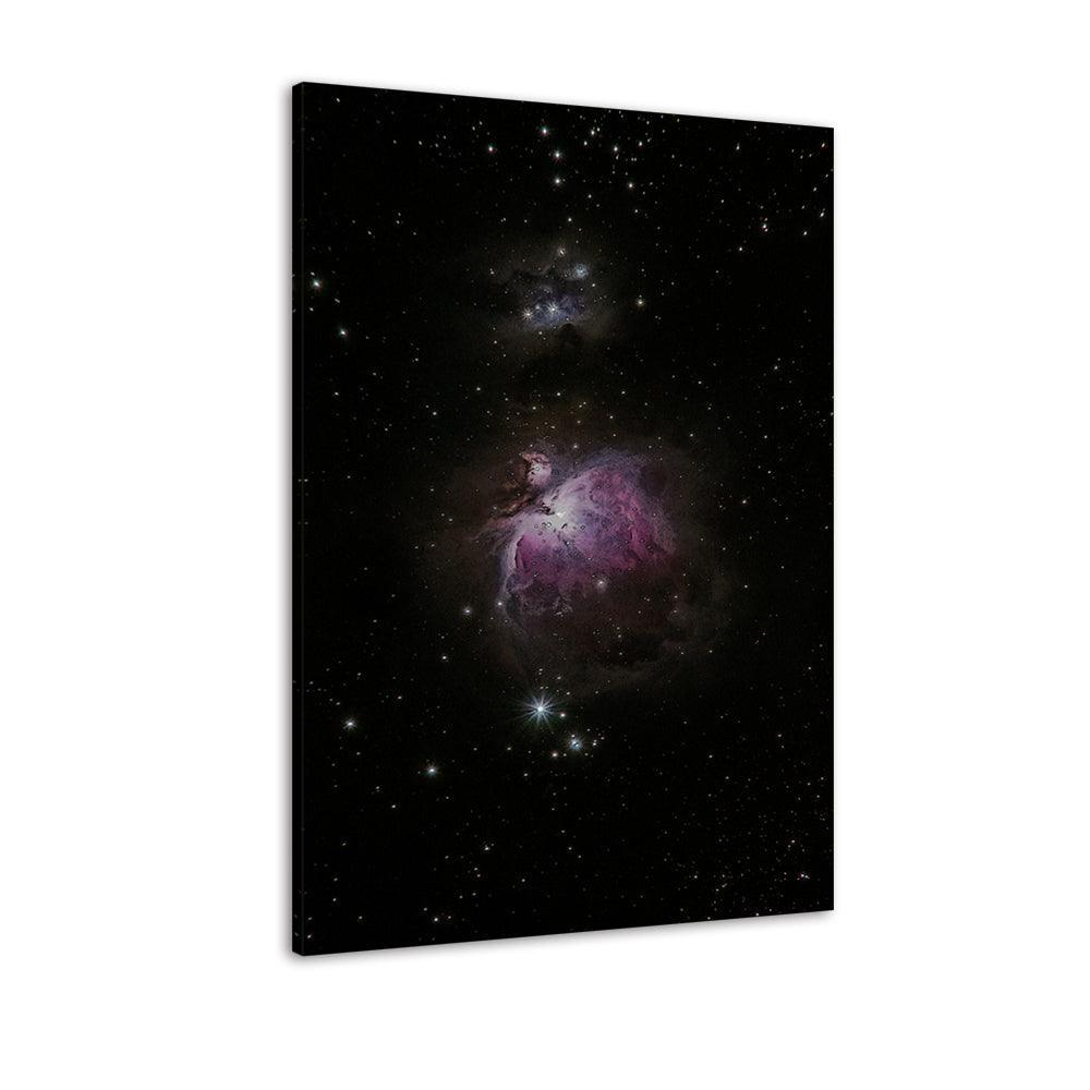 Purple Sky Night 1 Piece HD Multi Panel Canvas Wall Art-Original Frame