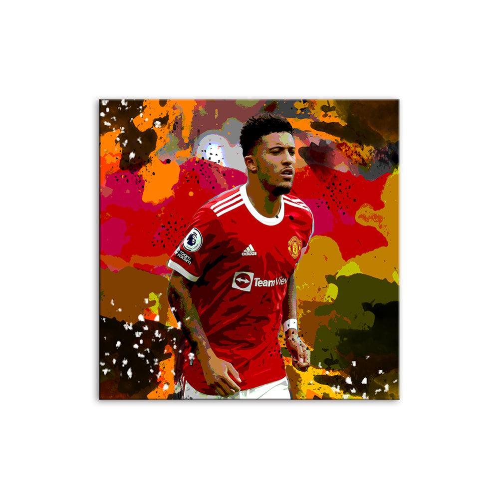 Jadon Sancho 1 Piece HD Multi Panel Canvas Wall Art Frame-Original Frame